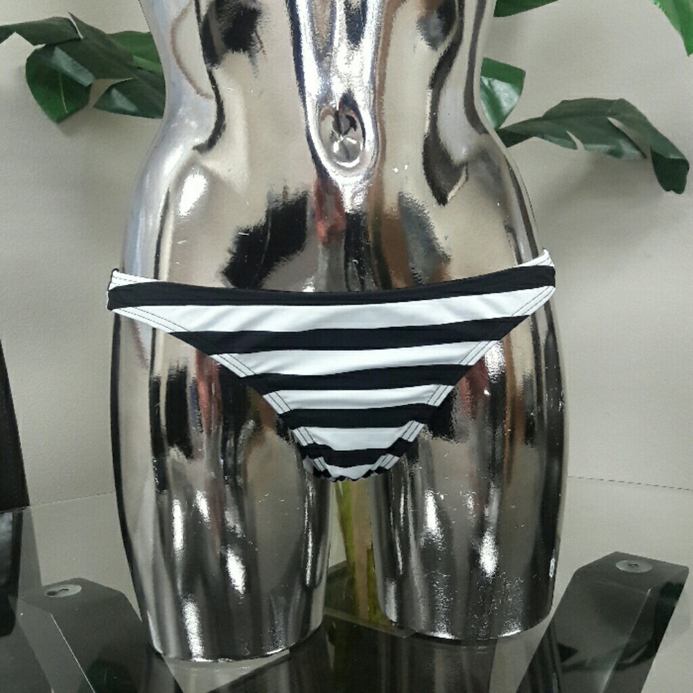 VOLCOM Reality Bites (Full) Striped Bottom Bikini
